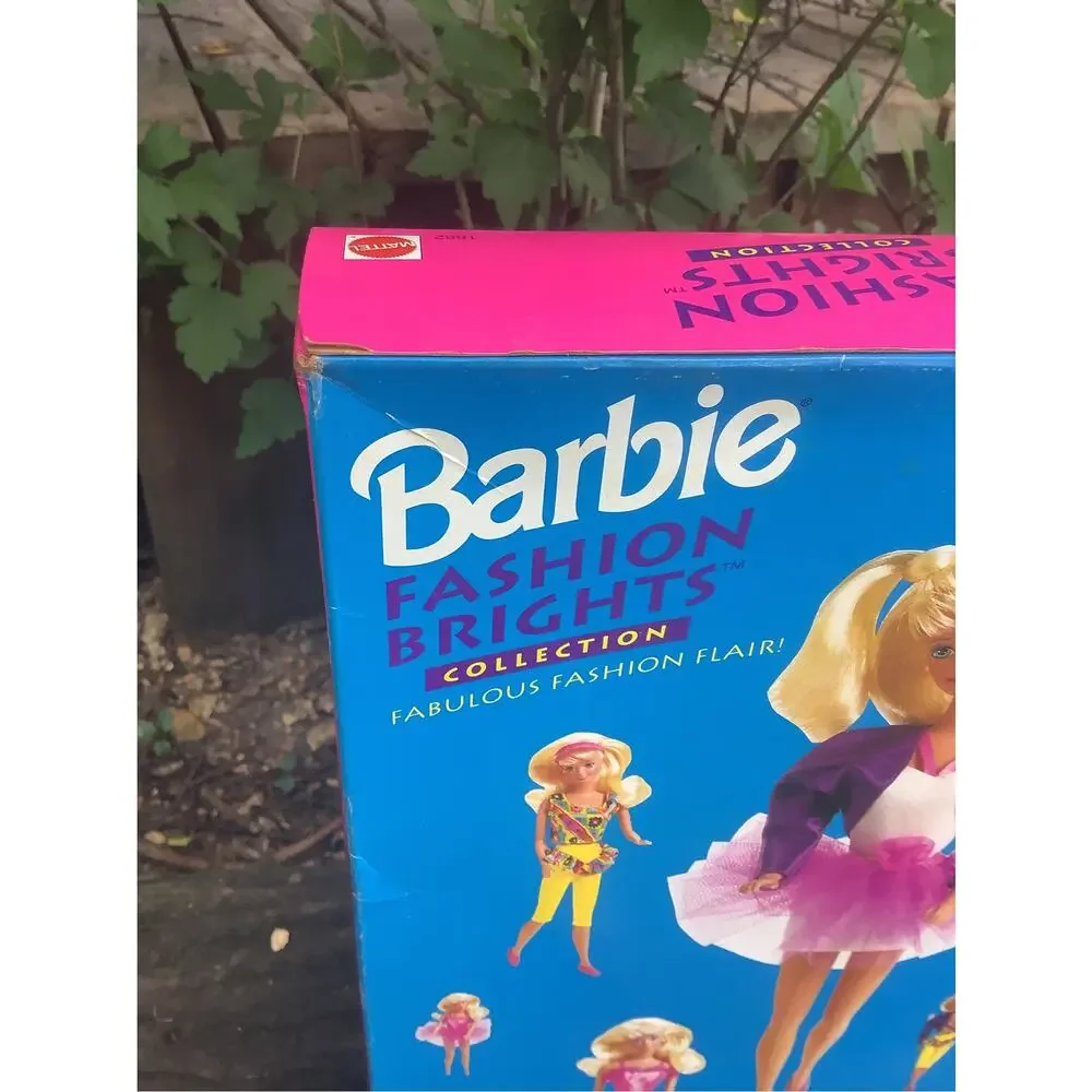 Vintage 1992 Fashion Brights Barbie Doll Toys R Us Limited Edition Neon Mattel